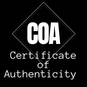 Certificate of Authenticity